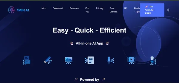 1MIN.AI preview