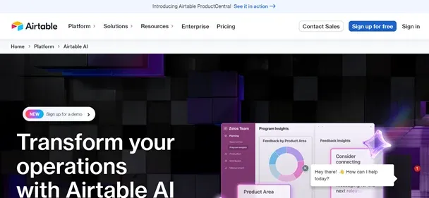 Airtable AI preview