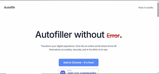 AUTOFILLR preview