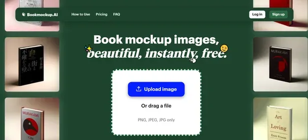 Bookmockup AI preview