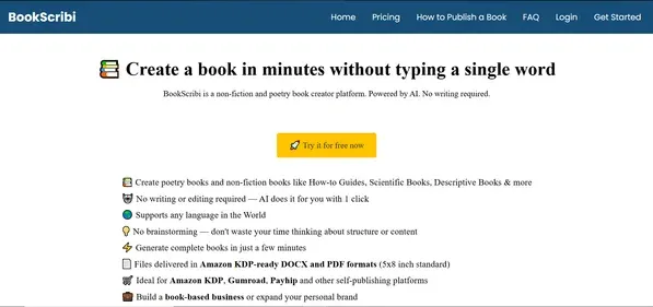 Bookscribi preview