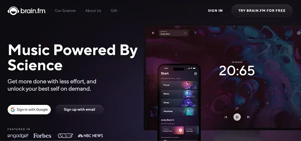 Brain.fm preview