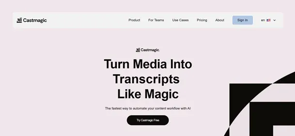 CASTMAGIC AI preview