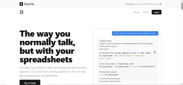 CHATCSV CO preview
