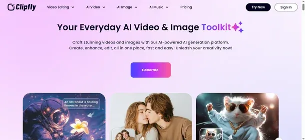 CLIPFLY AI preview