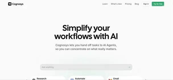 Cognosys AI preview