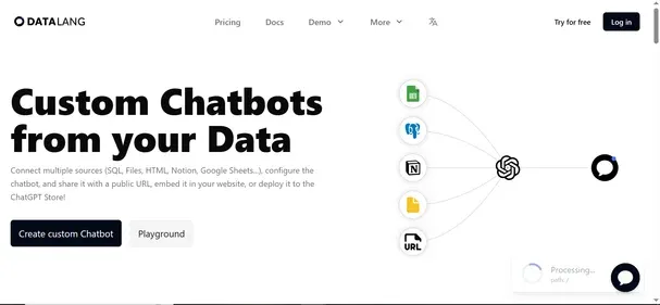 DATALANG IO preview