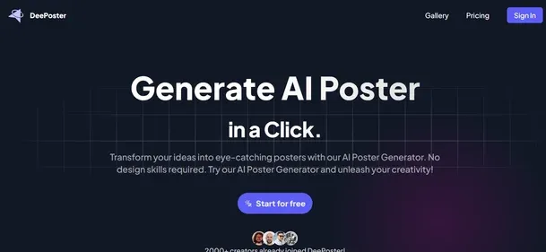 DEEPOSTER preview
