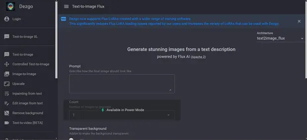 Dezgo preview