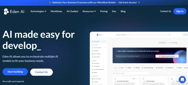 EDEN AI preview