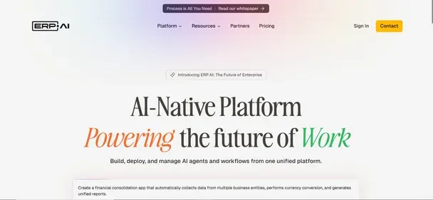 ERP AI preview
