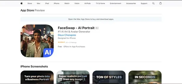FaceSwap preview