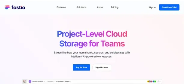 Fast IO preview