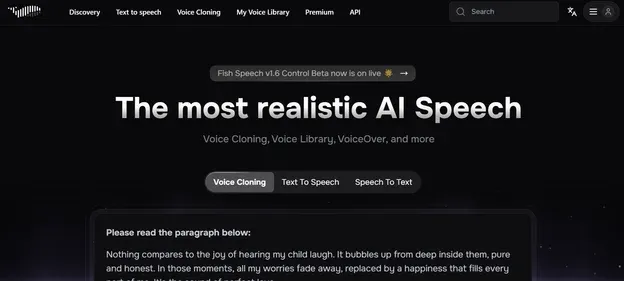 Fish Speech preview