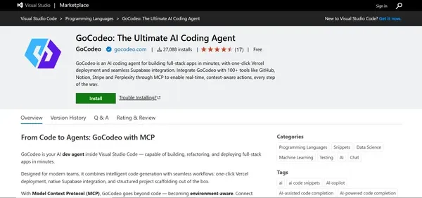 GoCodeo 2 preview