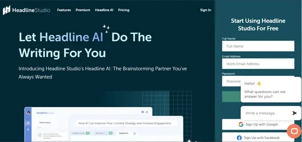 Headline AI preview