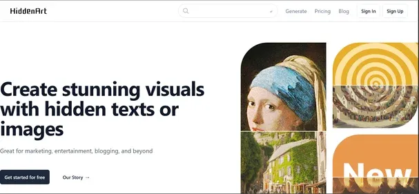 HiddenArt AI preview