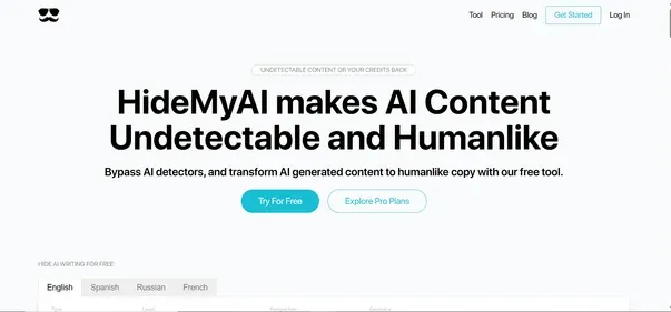 HideMy.AI preview