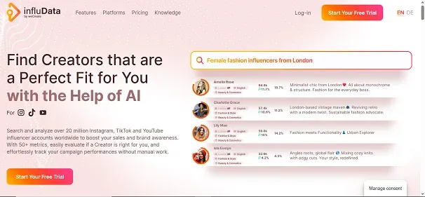 INFLUDATA preview