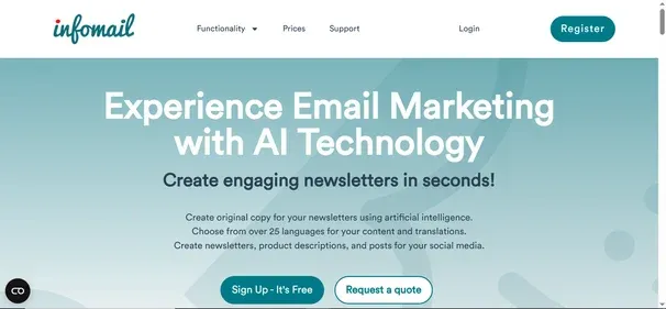 Infomail AI preview