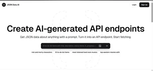 JSONDATAAI preview