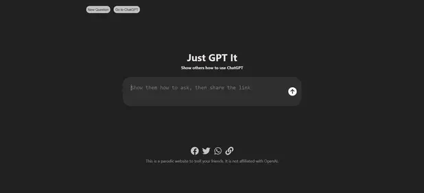 JUST GPT IT preview