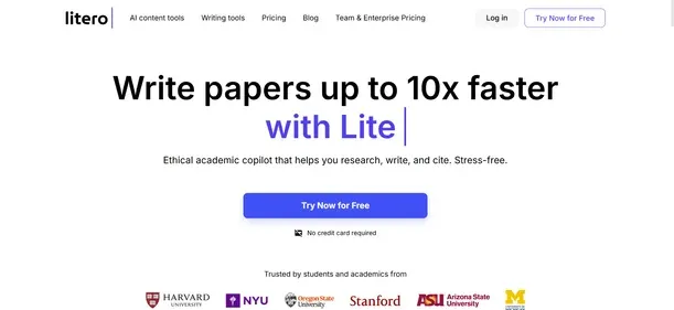 Litero AI preview