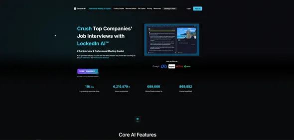 LOCKEDIN AI preview