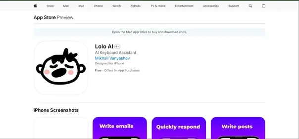LOLO AI preview
