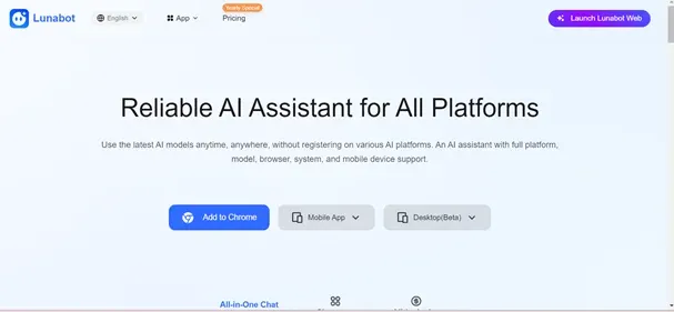 Lunabot AI preview