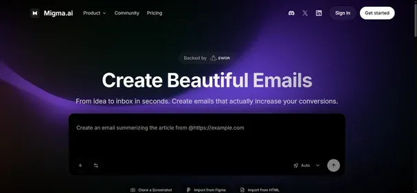 Migma AI preview