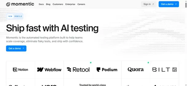 Momentic AI preview