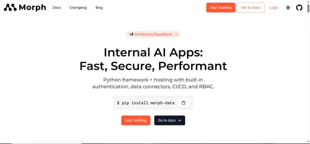 Morphdb IO preview