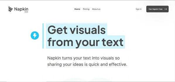 Napkin AI preview