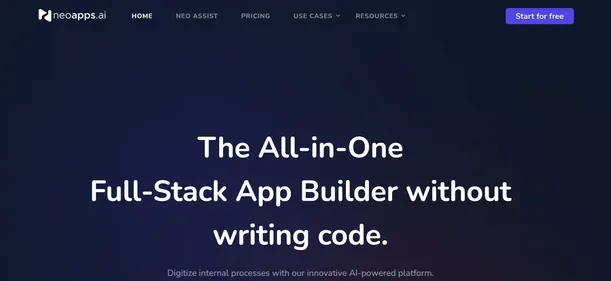 NEOAPPS AI preview