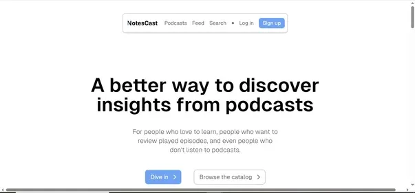 NOTESCAST preview