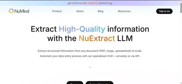 NUMIND AI preview