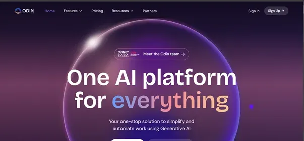 ODIN AI preview