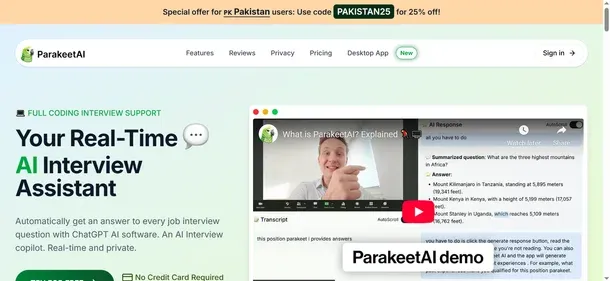 PARAKEET-AI preview