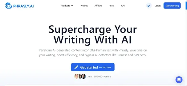 Phrasly AI preview