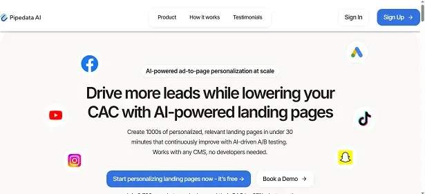 PIPEDATA AI preview