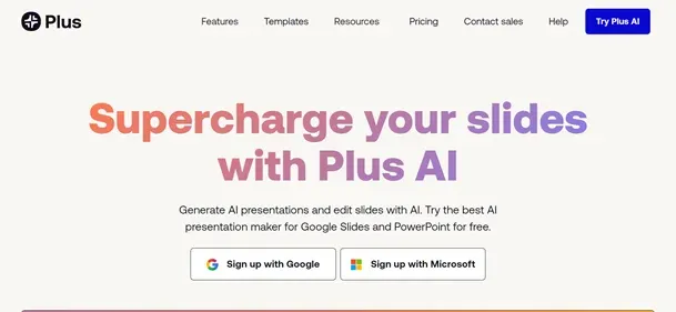 PLUS AI preview