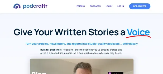 PODCRAFTR preview