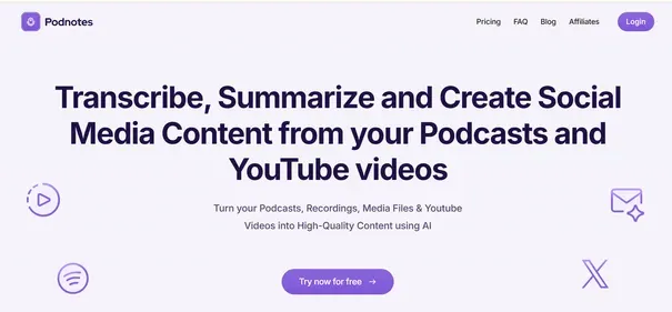 PODNOTES preview