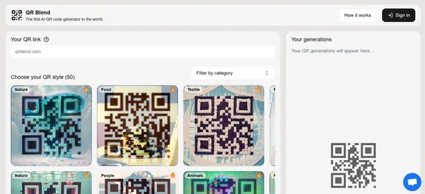 QRBlend preview