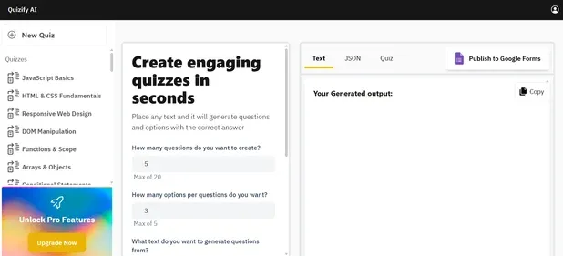Quizify preview