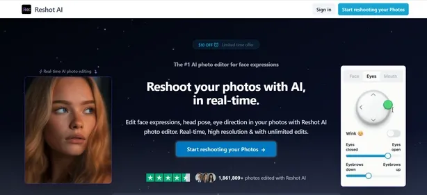 Reshot AI preview
