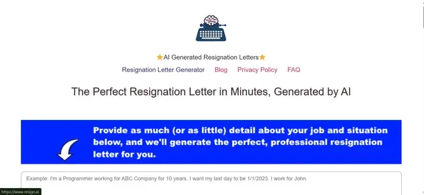 RESIGN preview