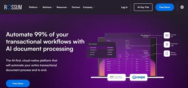 ROSSUM AI preview
