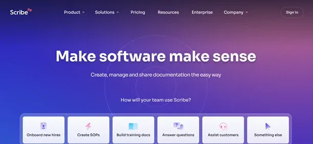 Scribe preview